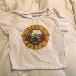 A super cute "Guns and Roses" Band Tee.